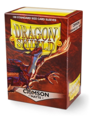 Dragon Shield Matte Sleeves - Crimson